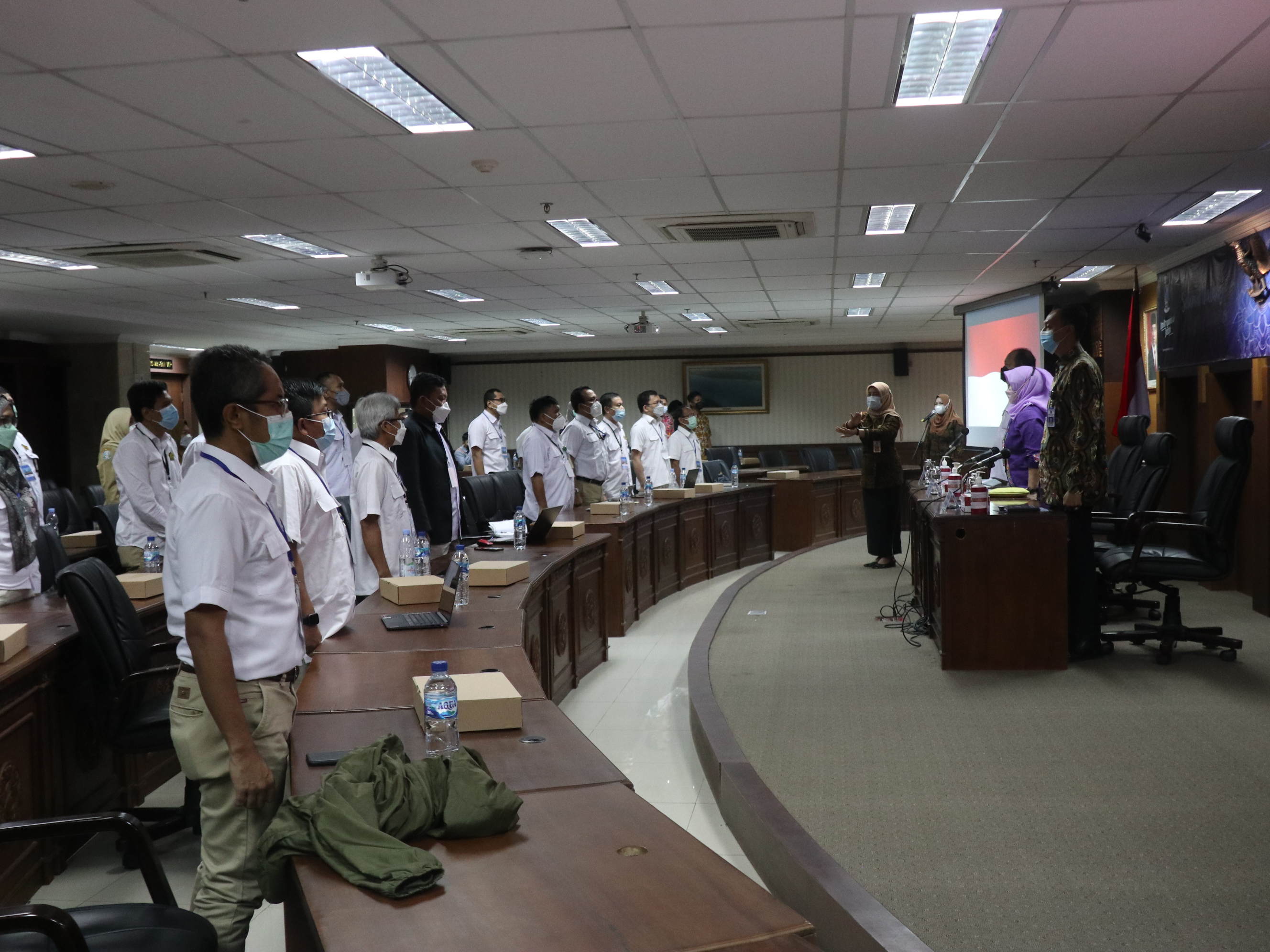Kegiatan Studi Lapangan Peserta Pelatihan Kepemimpinan Pengawas (PKA) TA 2022 di lingkungan Pemerintah Provinsi Jawa Timur lokus Biro Organisasi Setda dan DPMPTSP Pemprov (28/3/2022) 