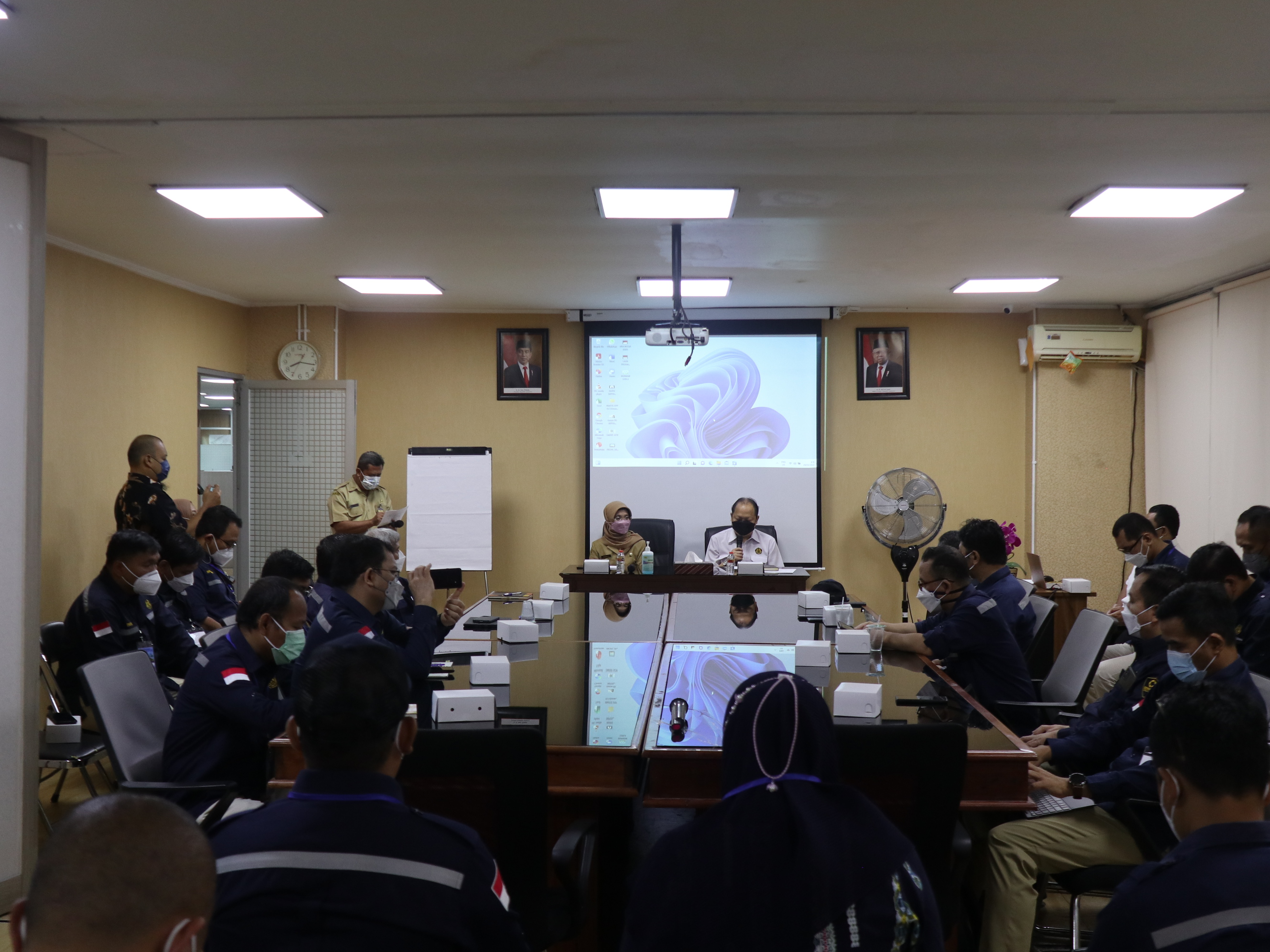 Kegiatan Studi Lapangan Peserta Pelatihan Kepemimpinan Pengawas (PKA) TA 2022 di lingkungan Pemerintah Provinsi Jawa Timur lokus Diskominfo dan Dispendukcapil (29/3/2022) 